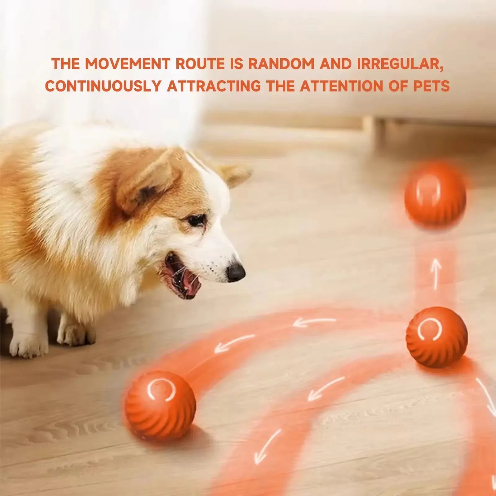 Pets Empire Automatic Rotating Ball Toy for Dogs