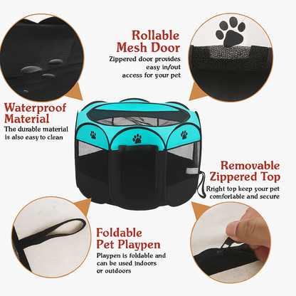 Pets Empire Cat & Puppy Playpen- Portable