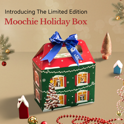 Pets Empire Moochie Christmas Hamper for Dogs – 2×Each Flavor + 1 Extra Variety Pack FREE (13 Pouches)