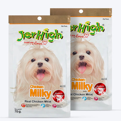 JerHigh Milky Dog Treats with Real Chicken Meat-70g