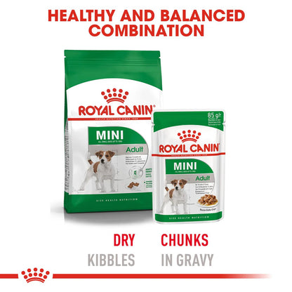 Royal Canin Mini Breed Adult Wet Dog Food - 85 g packs