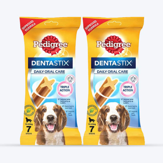 Pedigree Dentastix Dog Treat Weekly Pack For Medium Breed - 180 g
