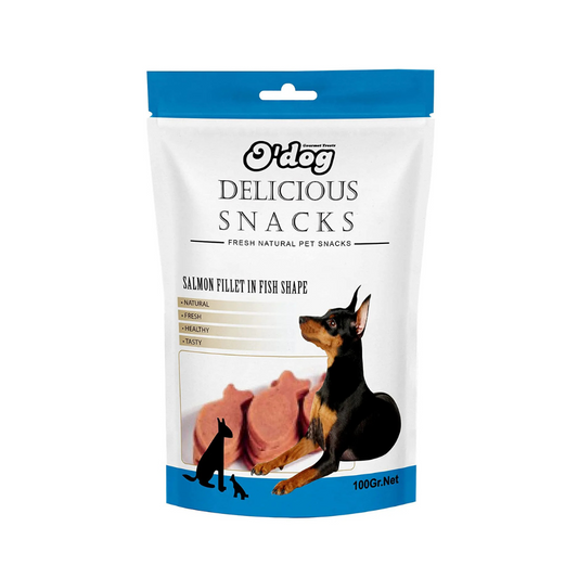 O'Dog Salmon Fillet in Fish shape - 100g (Buy 1 Get 1 Free)