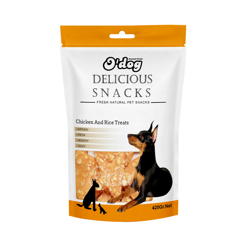 O'Dog Chicken & Rice Treats - 420 gms