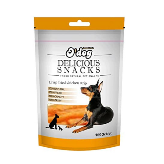 O'Dog Crisp Fried Chicken Strip Healthy Dog Treat (100g)