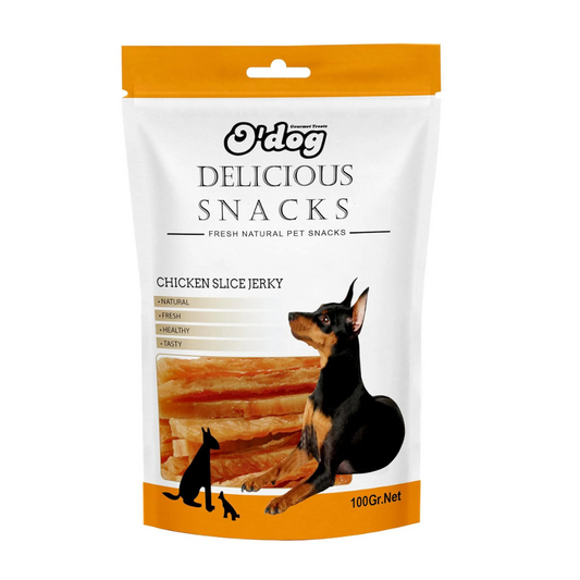 O'Dog Chicken Slice Jerky Treat for Dogs (100gm)