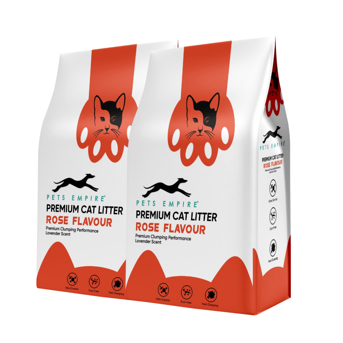 Pets Empire Cat Litter (Natural & Clumpy) -Rose Scented