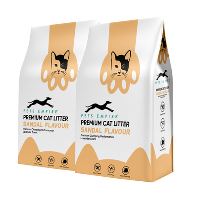 Pets Empire Cat Litter (Natural & Clumpy) -Sandal Scented