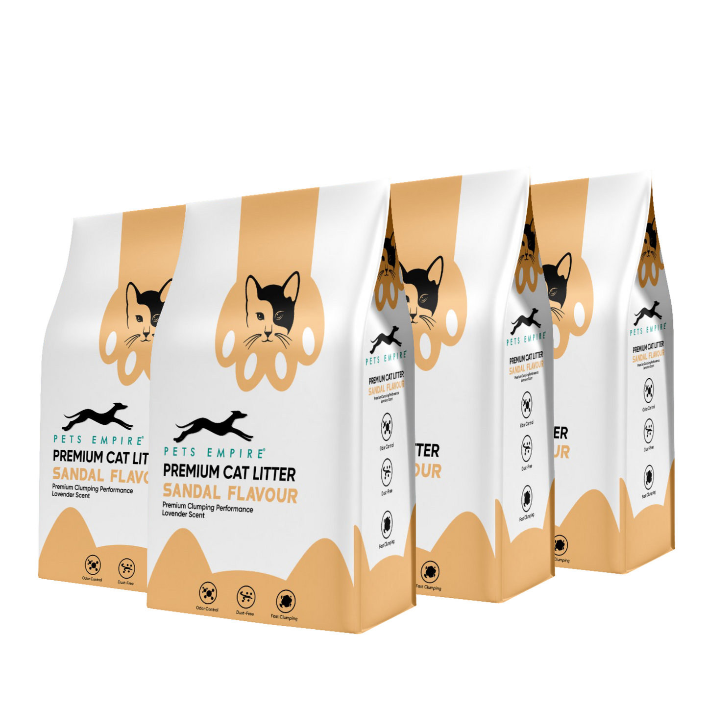 Pets Empire Cat Litter (Natural & Clumpy) -Sandal Scented