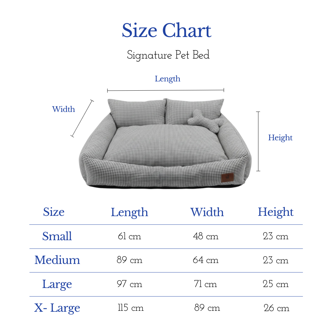 Pets Empire Signature Check Bed