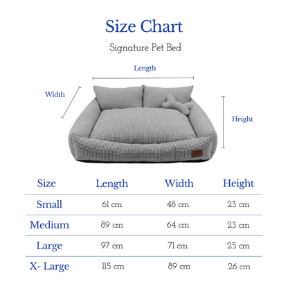 Pets Empire Signature Check Bed