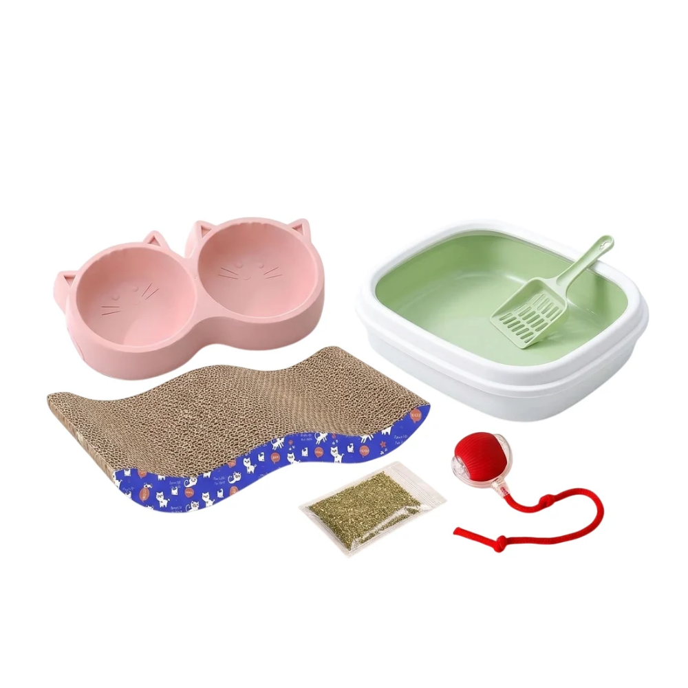 Pets Empire Happy Cat Combo Kit – Complete Daily Care & Play Essentials for Cats