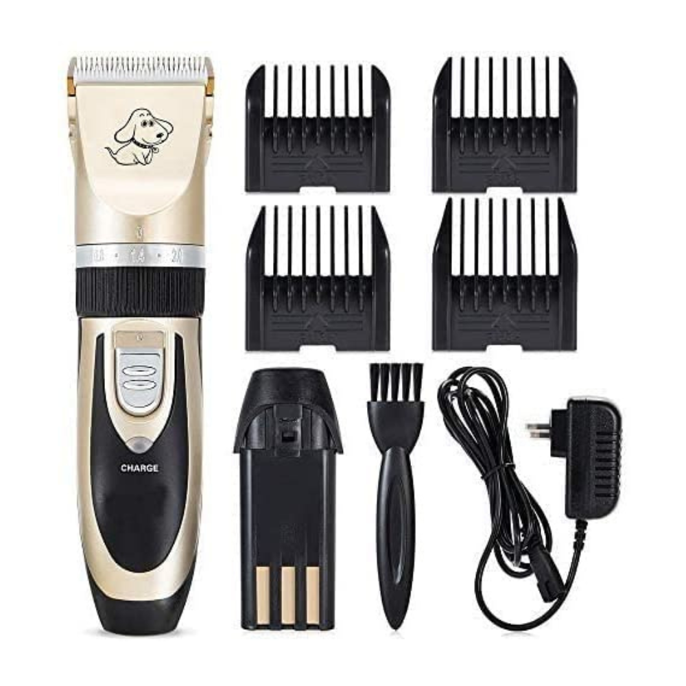 Pets Empire Rechargeable Trimmer with 4 Combs for Dogs & Cats