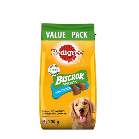 Pedigree Chicken Flavour Biscrok Biscuits Dog Treats (900g) (Above 4 Months)