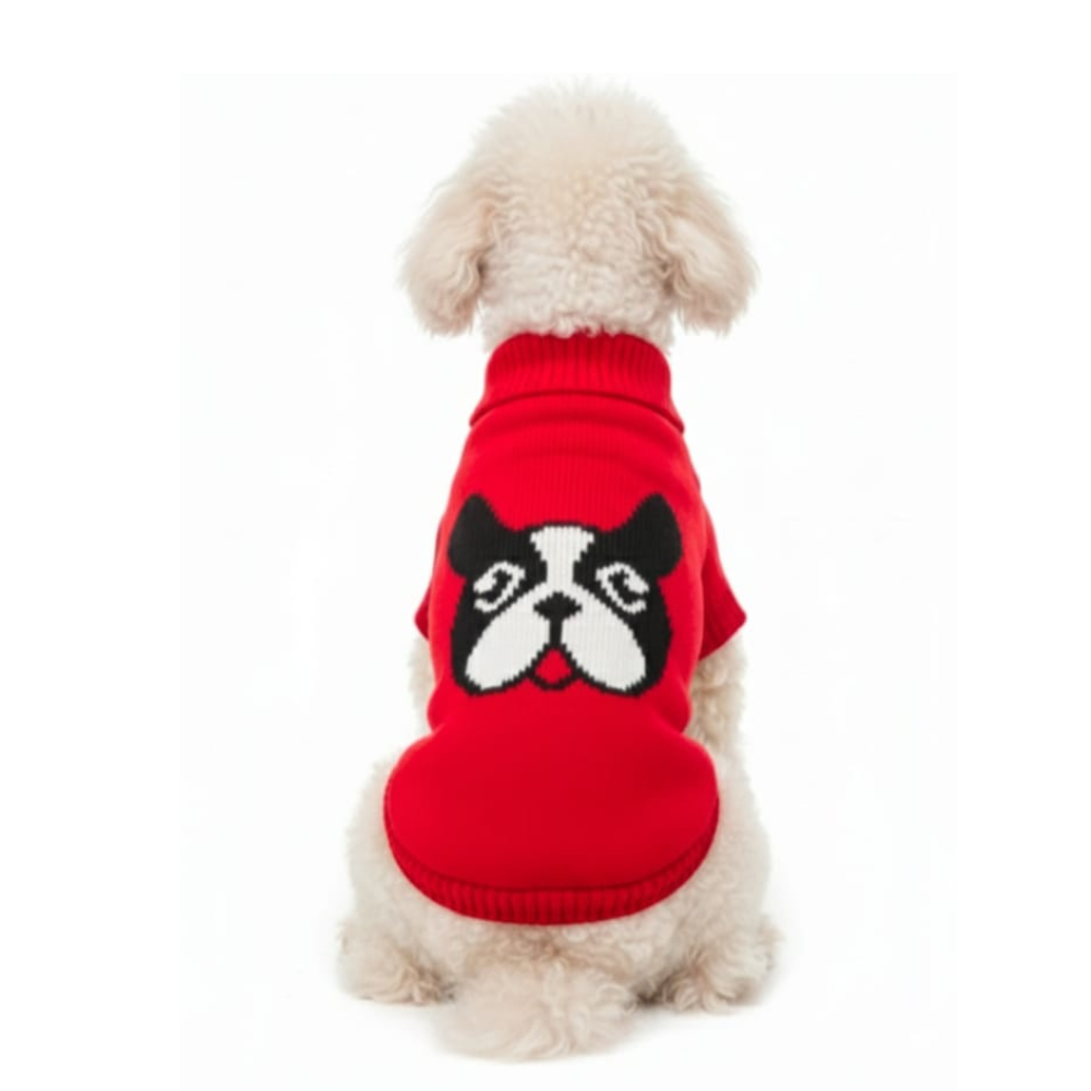 Pets Empire  Imported Sweater For Small Breed Dogs- Red