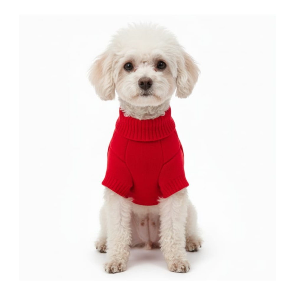 Pets Empire  Imported Sweater For Small Breed Dogs- Red
