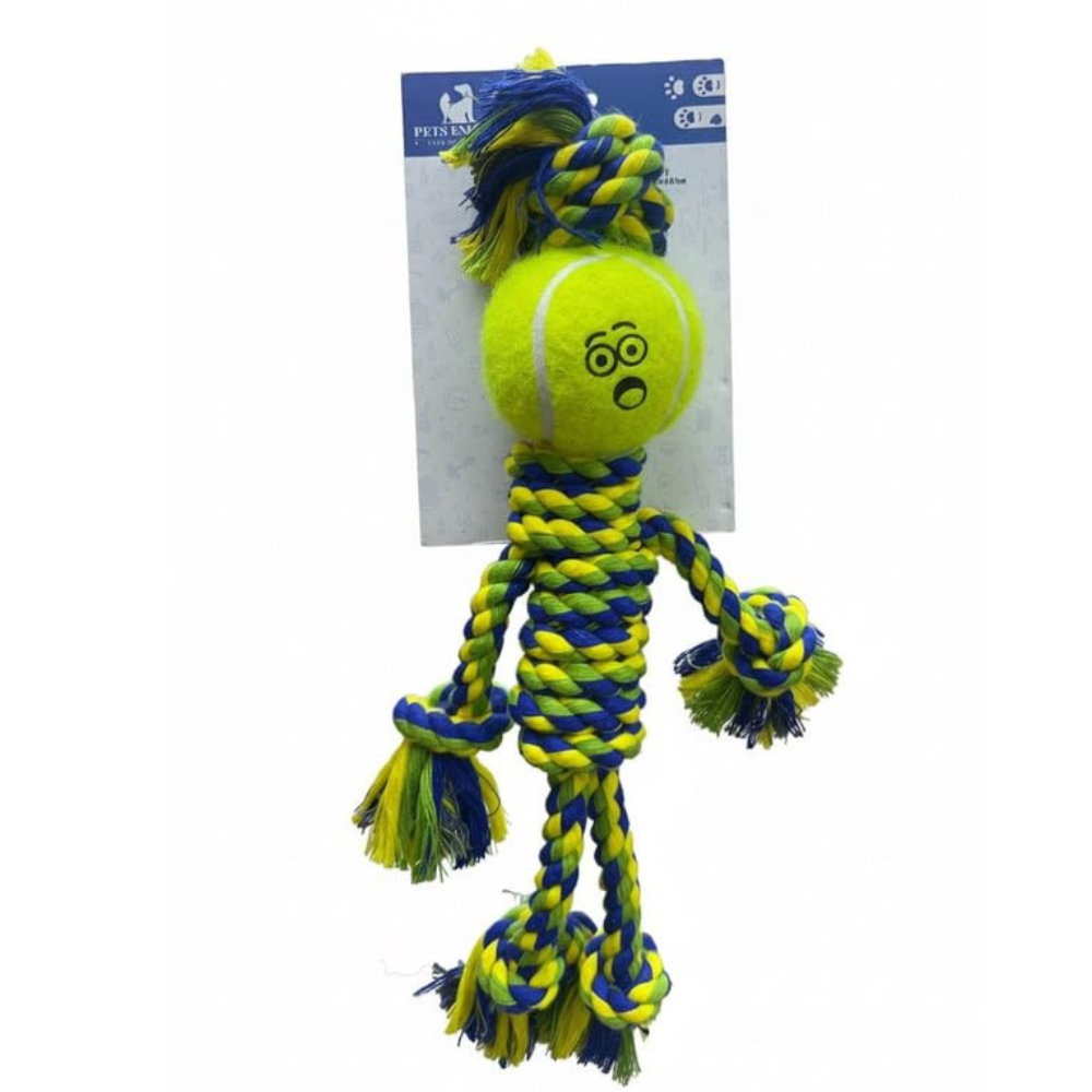 PETS EMPIRE Man Shape Natural Rope Toy for Dogs