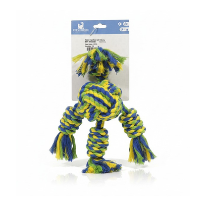 PETS EMPIRE Natural Rope Crazy Ball Toffee Toy For Dogs