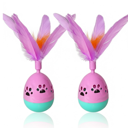 Pets Empire Interactive Tumbler Spinning Cat Toy- Pack Of 2