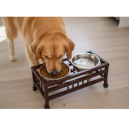 Pets Empire Square Metal Double Diner