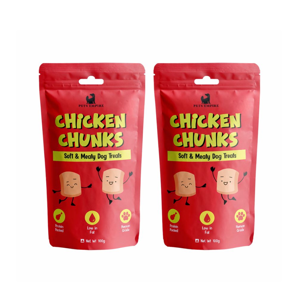 Pets empire Real Chicken Chunks Treat for dogs ( 100gms)