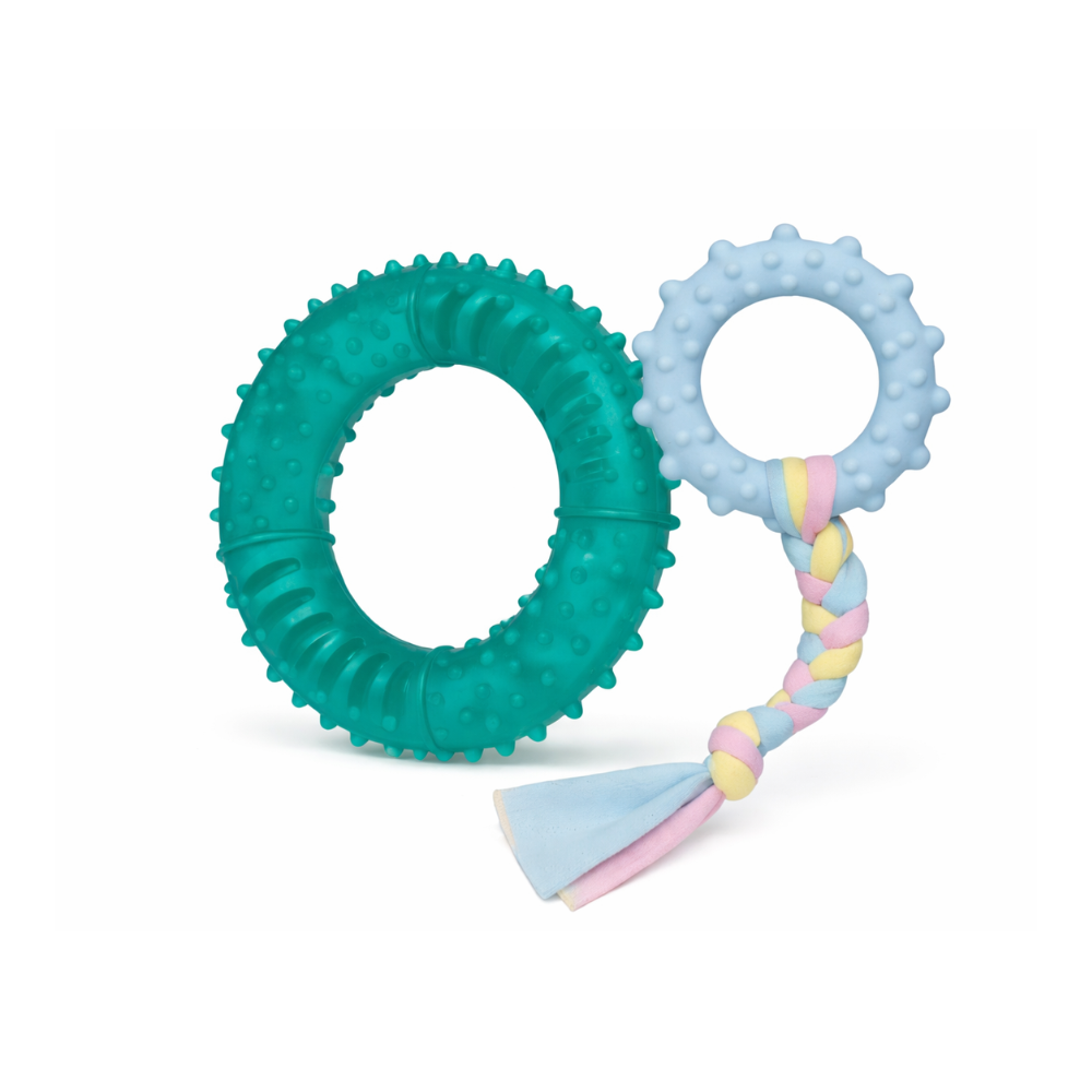 Pets Empire Rope Toy & Spike Ring Combo for Dogs (Pack of 2)