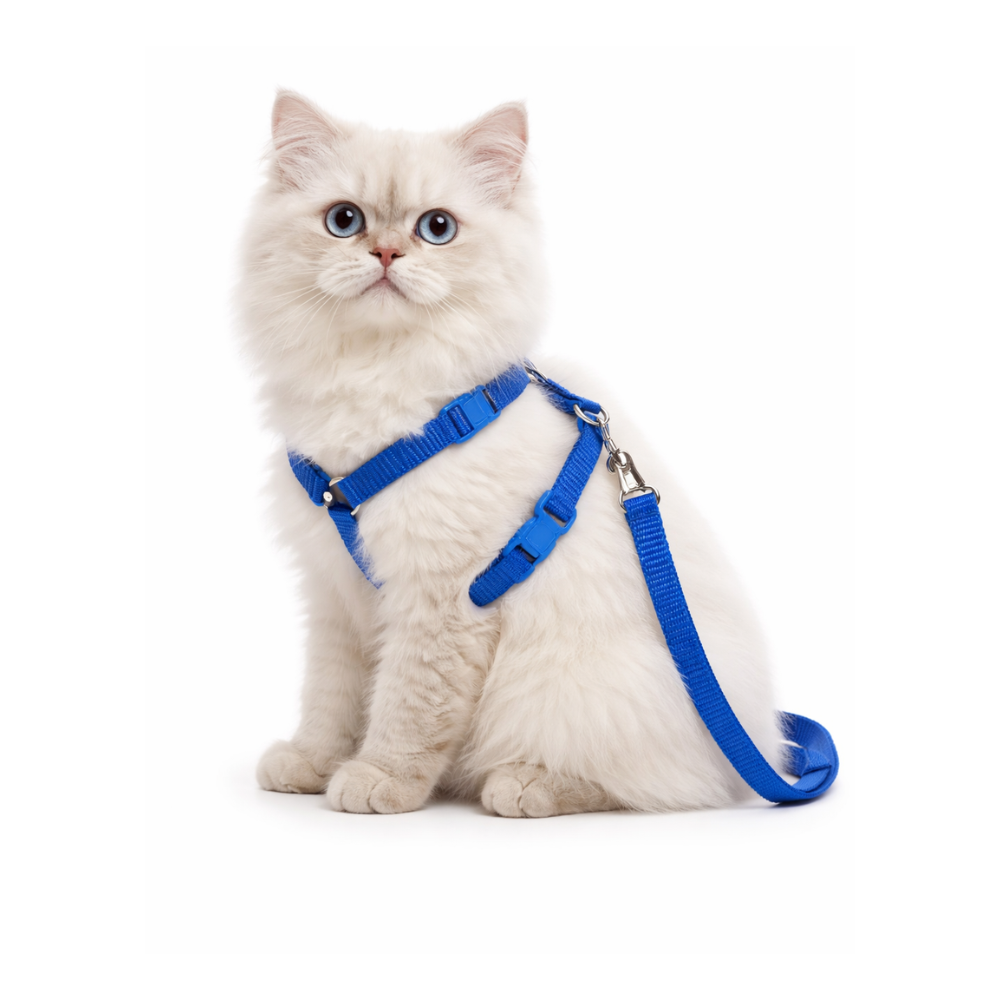 Pets Empire Adjustable Harness for cats (Blue)