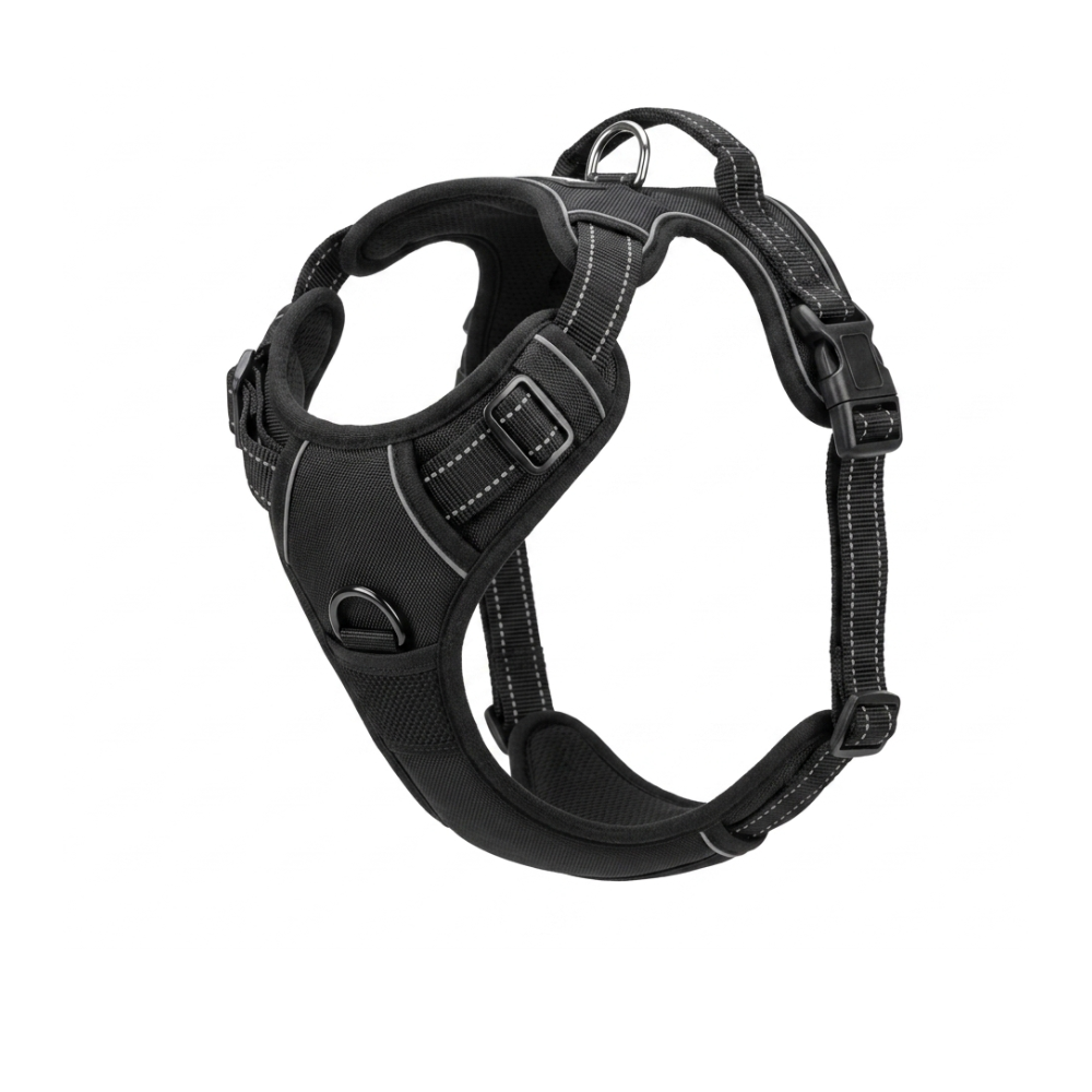 Pets Empire Classic Mesh Padded Dog Harness - Black