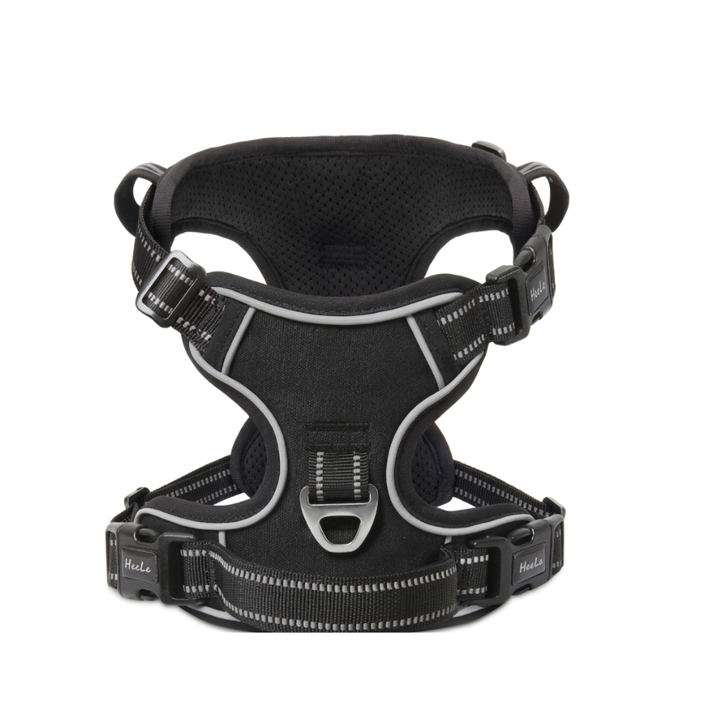 Pets Empire Classic Mesh Padded Dog Harness - Black