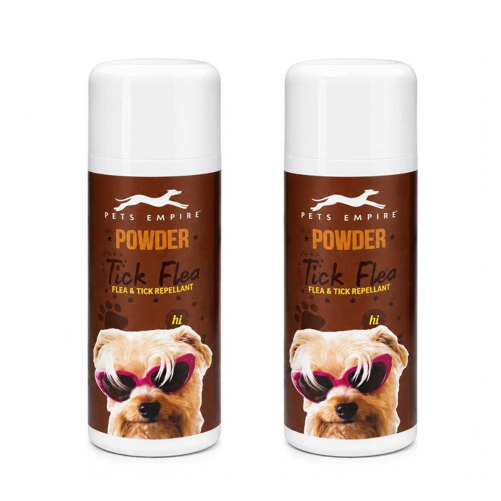 Pets Empire Tick & Flea Dog Powder – (Pack of 2)