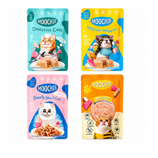 Moochie Wet Food Gravy for Cats - 4 Mix Flavors (85g) (Copy)-2