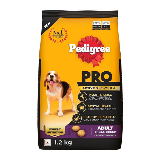 Pedigree PRO Adult (9 Months Onwards) Small Breed Dog Dry Food