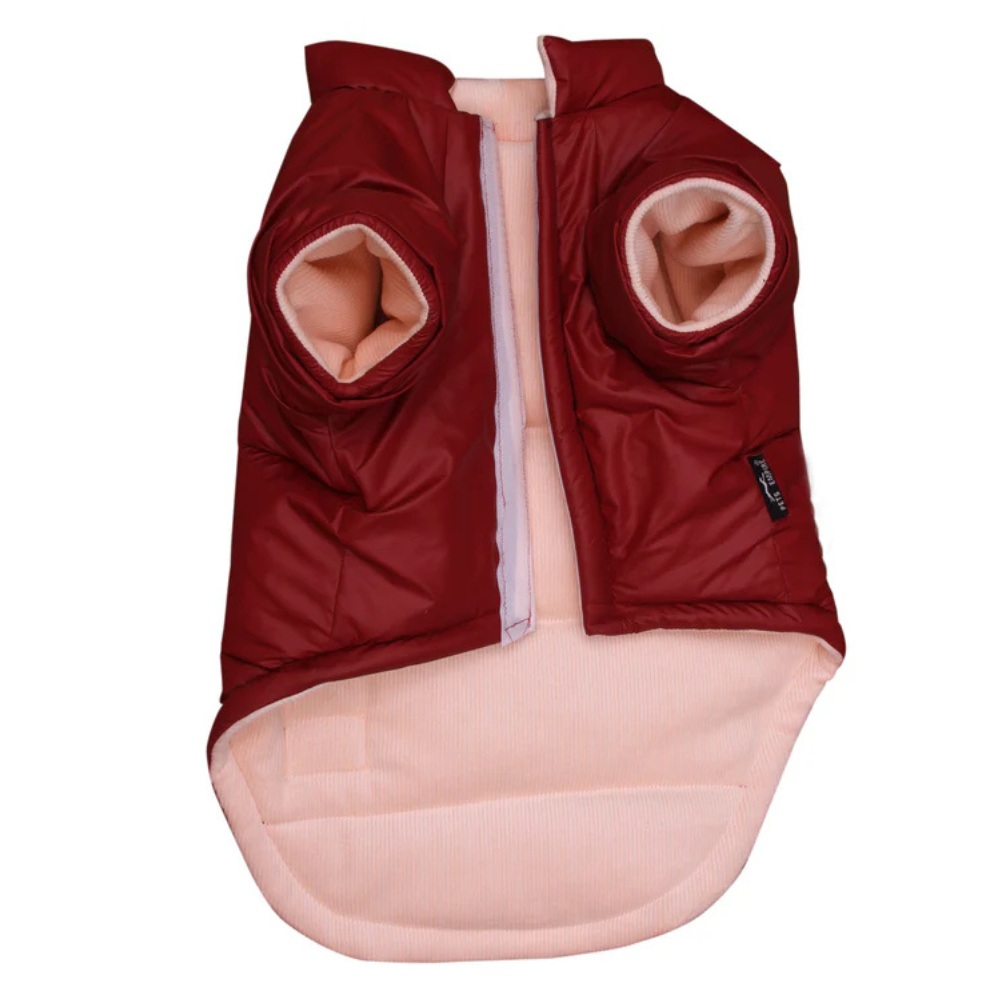 Pets Empire Reversible Winter Jacket for Dogs-Red