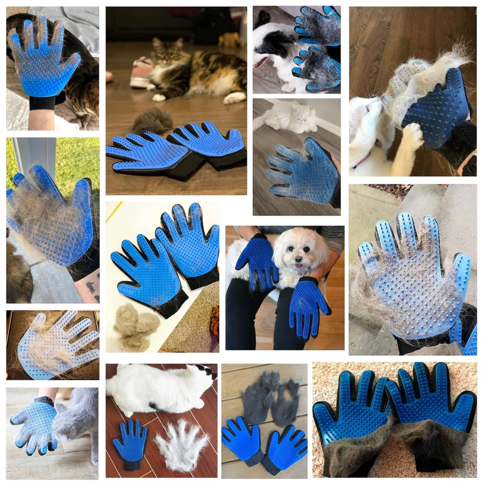 Deshedding Grooming Gloves for Pets – BOGO Offer!
