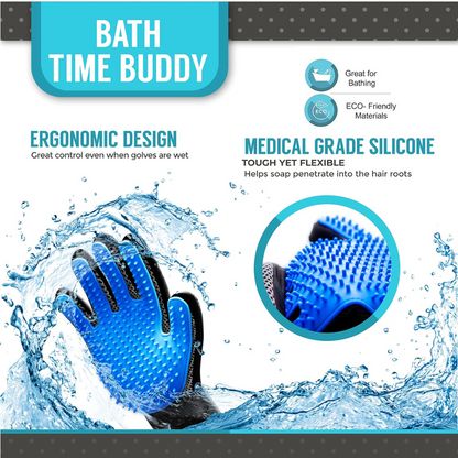 Deshedding Grooming Gloves for Pets – BOGO Offer!