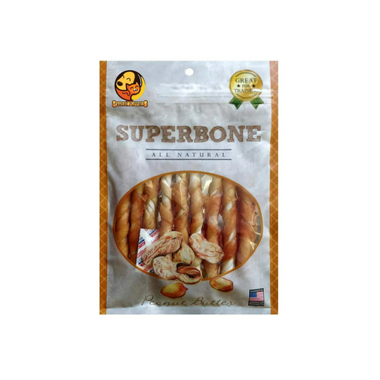 SuperBone All Natural Peanut Butter Stick Dog Treat