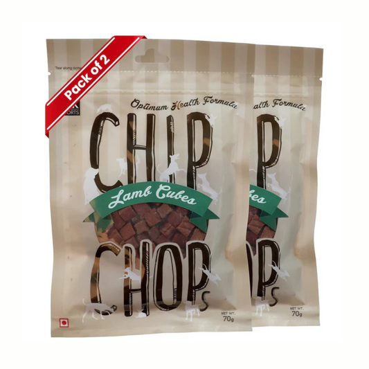 CHIP CHOP LAMB CUBES DOG TREATS 70g