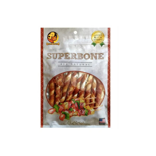 Superbone All Natural Chicken BBQ Sticks Dog Treat