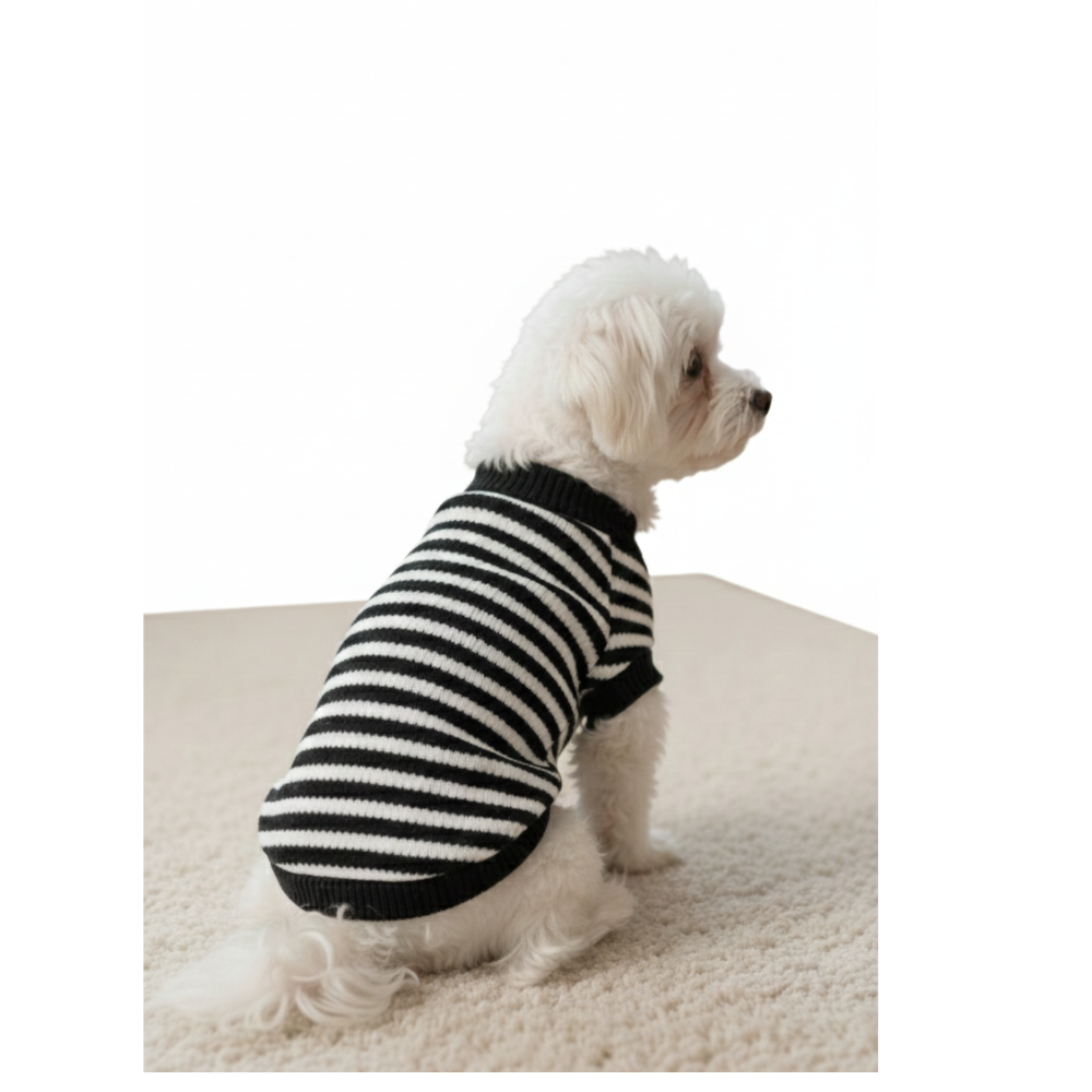 Pets Empire Warm Winter Sweater for All Breeds Dogs- Black
