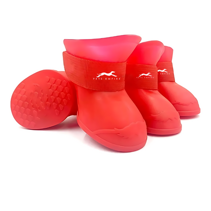 Pets Empire Waterproof Silicone Dog -Red