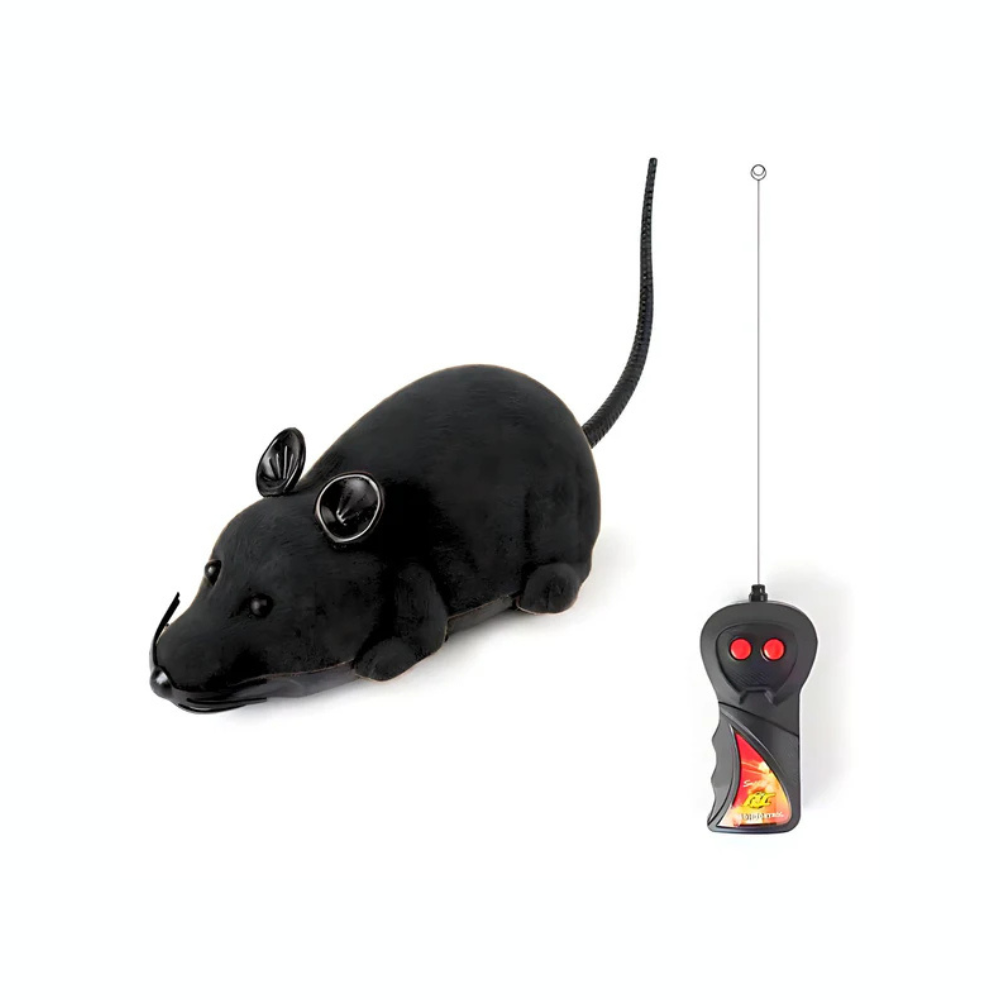 PETS EMPIRE Wireless Remote Control Rat Mouse Toy for Cats and Dogs