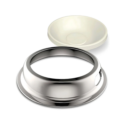 Pets Empire Paper Bowl Use And Throw for Dogs and Cats with Stainless Steel