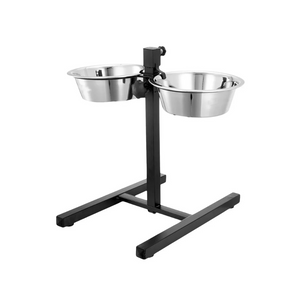 Pets Empire Adjustable Double  Diner For Dog