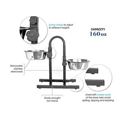 Pets Empire U' Type Adjustable Diner