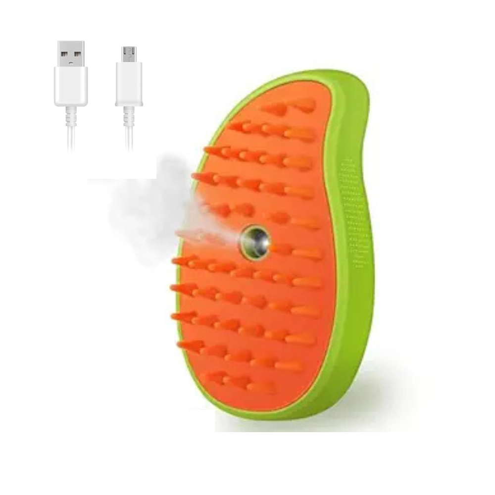 Pets Empire 3 in 1 Steam Pet Brush for Dogs & Cats