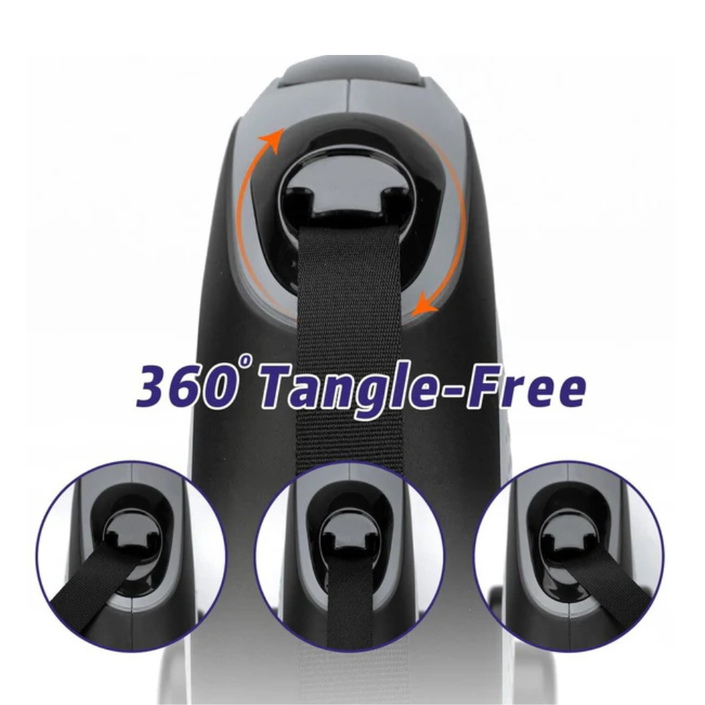 Pets Empire 360° Tangle-Free Heavy Duty Retractable Dog Leash (Multicolor)