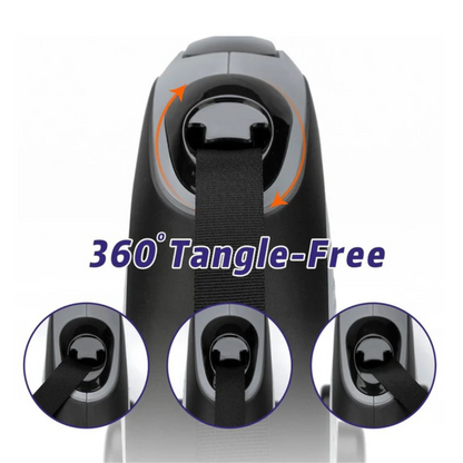 Pets Empire 360° Tangle-Free Heavy Duty Retractable Dog Leash (Multicolor)