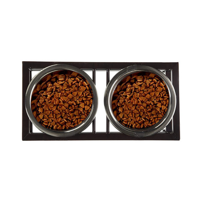 Pets Empire Square Metal Double Diner