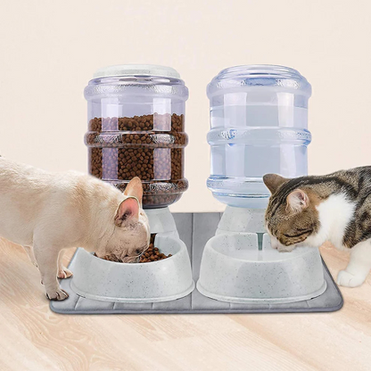 Pets Empire Automatic Dog/Cat Feeders Set with Water Dispenser (3L X 2Pcs)