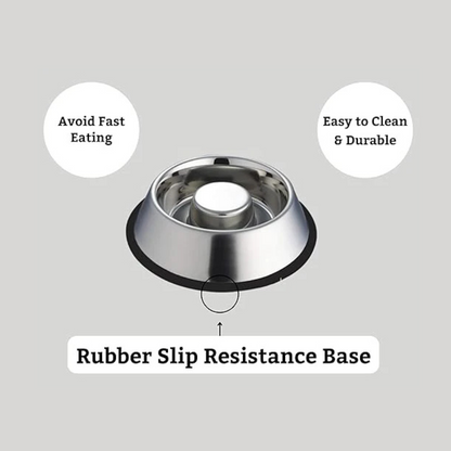PETS EMPIRE Slow Feeder Dog Bowl